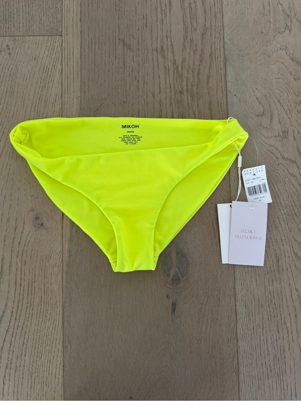 Mikoh Neon Lime Bikini Bottom